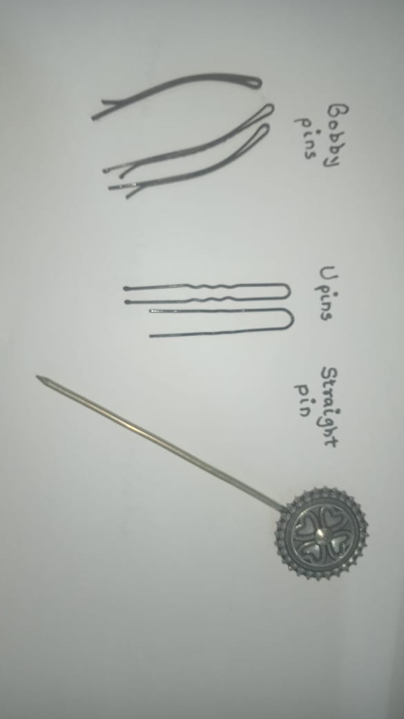 What is the difference between bobby pins and U pins and straight pins?